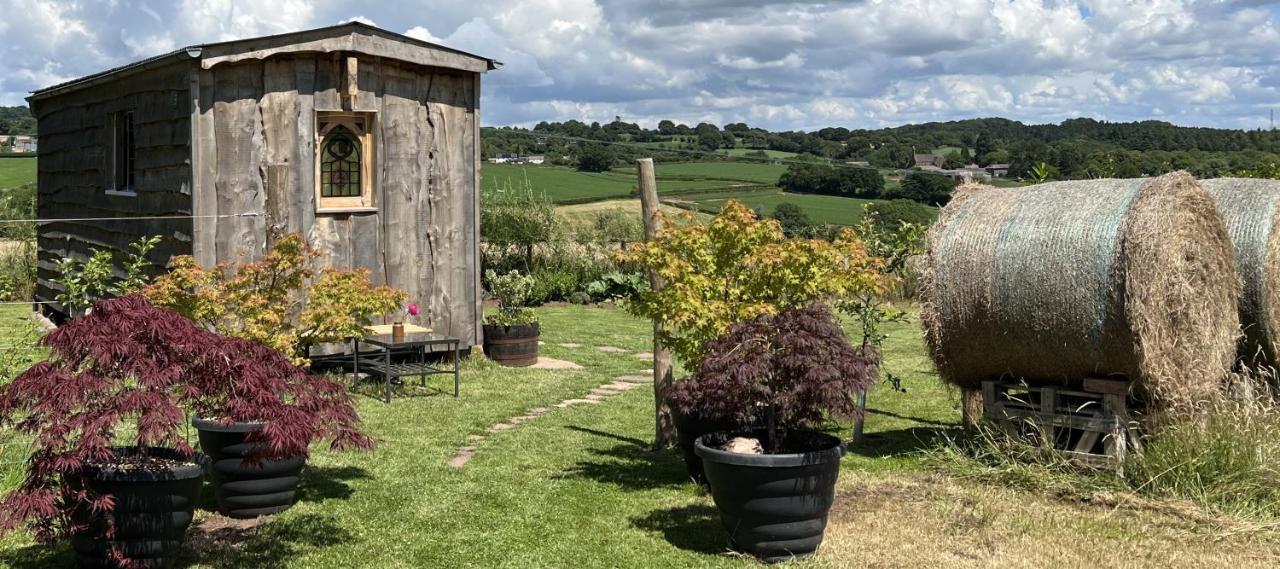 Luxury Shepherd'S Hut Style Cabin With Views Villa Hereford Exterior photo